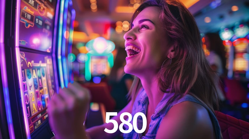 Sinta a adrenalina dos jogos de cassino com 580